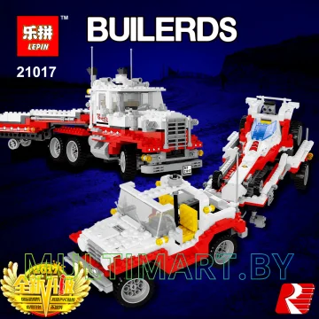 Конструктор Lepin 21017 Грузовик Mach II Красная птица (1206 деталей) картинка 9